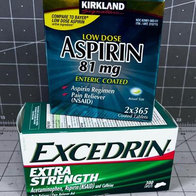 NEW Aspirin & Excedrin Extra Strength - NEW 