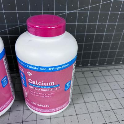 2 Women's Calcium Dietary Supplements 600 Count Each