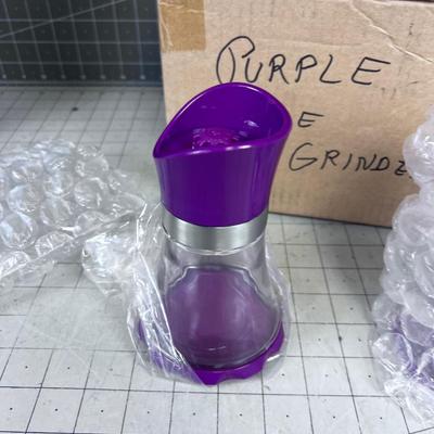KUHN RIKON Purple NEW Pair of Large Vase Grinder(2) 