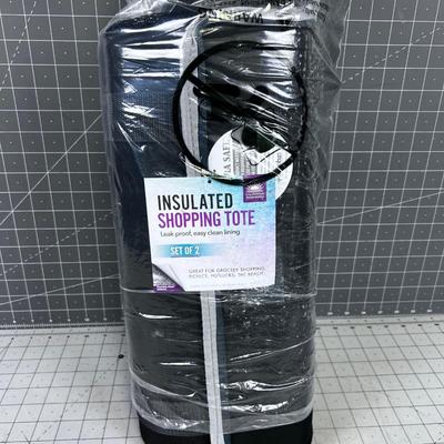 Insulated Shopping Totes NEW 