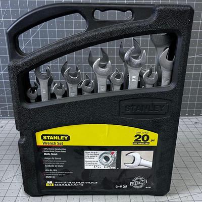 Stanley 20 Pc. Combination Wrench Set SAE & Metric