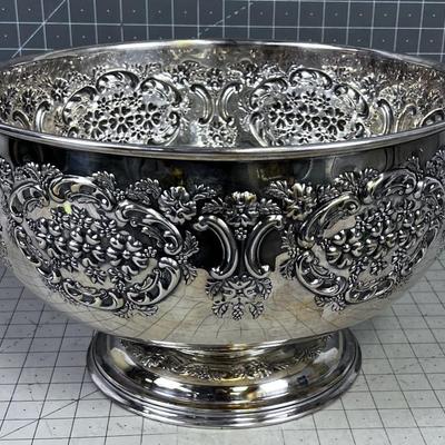 Silver Punch Bowl Sheffield England 