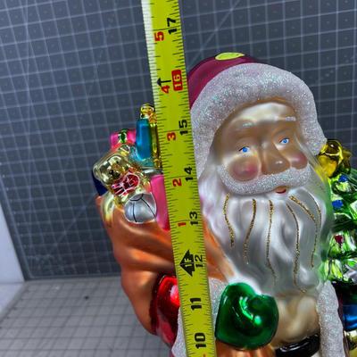 Glass Santa Claus by Thomas Pacconi Classics 