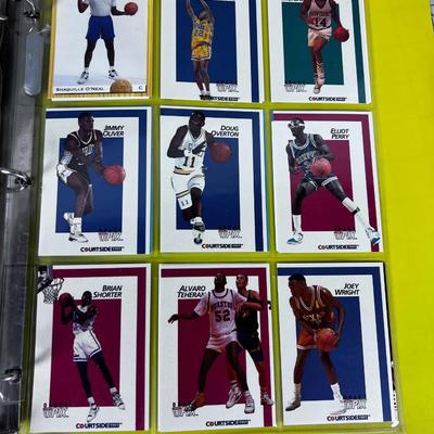 Binder full of Basket Ball Cards Early Nineties