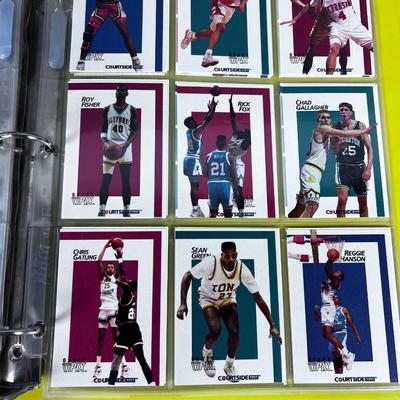 Binder full of Basket Ball Cards Early Nineties
