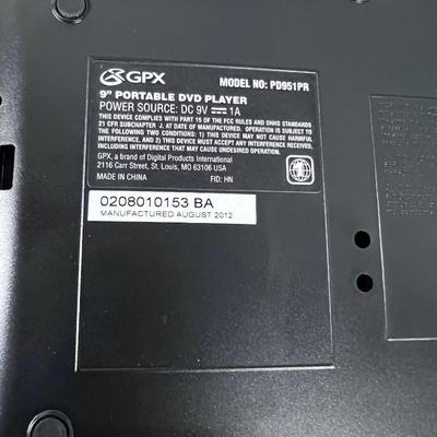 GPX Portable DVD Player, Never Used. 
