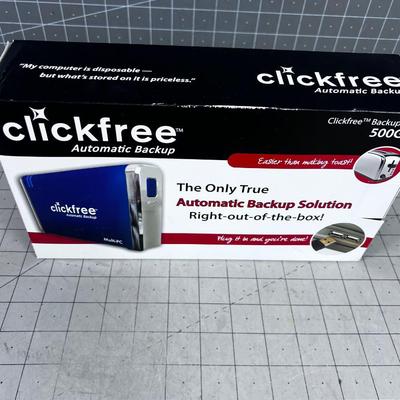 Clickfree Automatic Backup Solution -  500 GB NEW in the Box 
