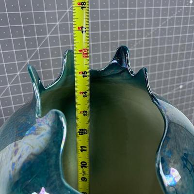 Metallic Post Modern Abstract with Shimmer Glaze 