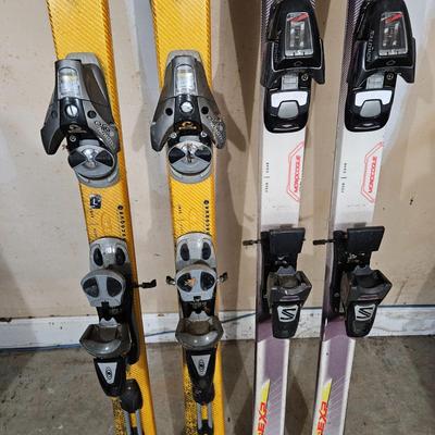 Two Pairs of Salomon Skis (G-DW)