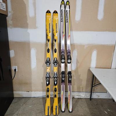 Two Pairs of Salomon Skis (G-DW)