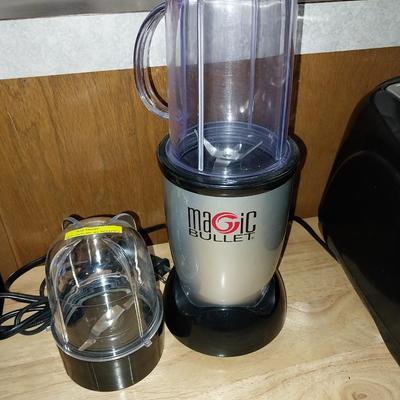 MAGIC BULLET AND 2 SLICE TOASTER