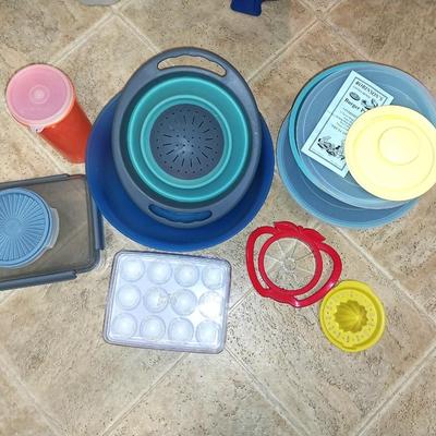 A VARIETY OF TUPPERWARE