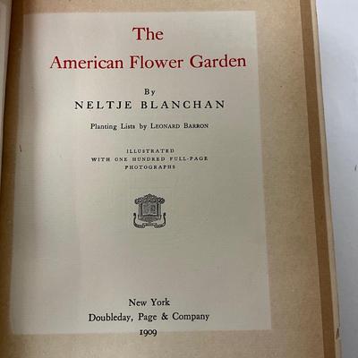 162 "The American Flower Garden" By NELTJE BLANCHAN & "Everyman's Ark" By SALLY PATRICK JOHNSON 1962