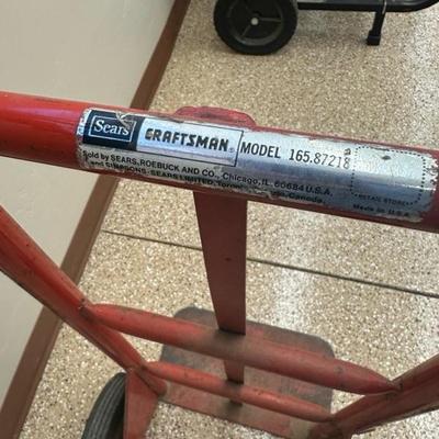 Lot 872 craftsman convertible, handtruck