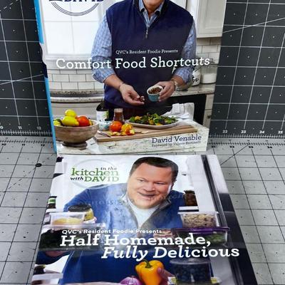 2 Cook Books 1 Sealed - In the Kitchen with DAVID
