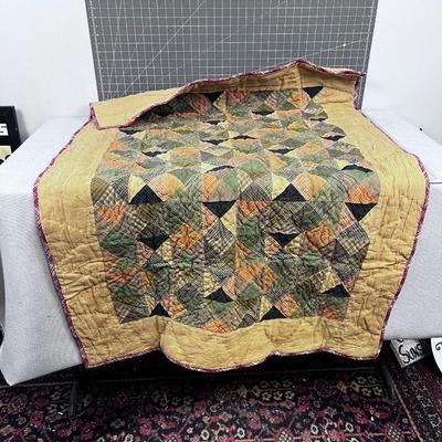 Rustic Style Baby Quilt 