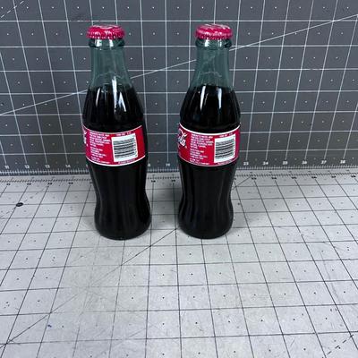 2 NASCAR COKE Bottles UNOPENED 