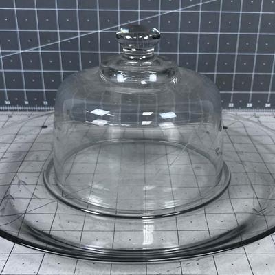 GLASS Cheese Tray with Bell Dome