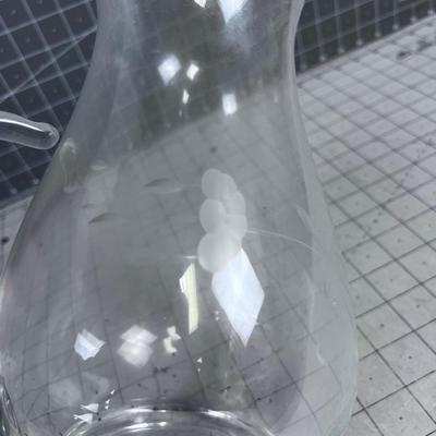 Glass Hand Blown Pitcher