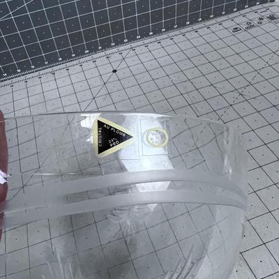 Leaded Crystal Serving Bowl ETCHED