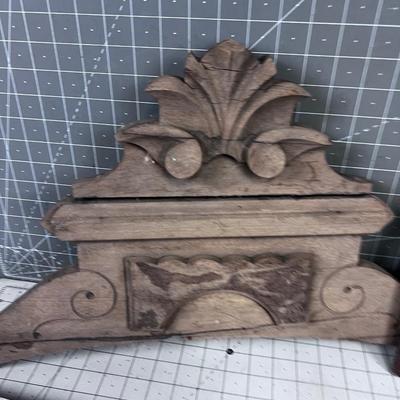 Vintage WOOD CHUNKS - Cabinet door, Mirror and Barn 