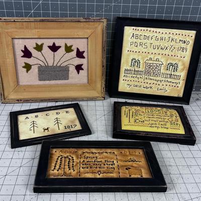 Samplers - Small Reproductions but DARLING!?! 