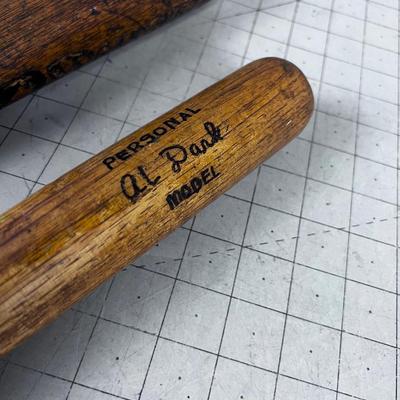 2 Little League Baseball Bats WOOD