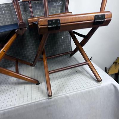 2 Directors Chairs with Frame and Seat, NO BACKS. 