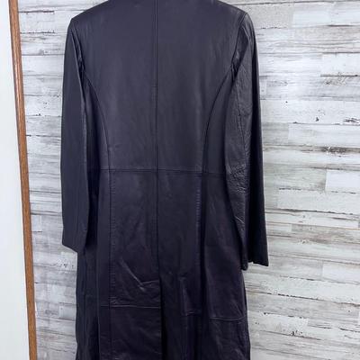Women's NEW Purple LEATHER Coat 