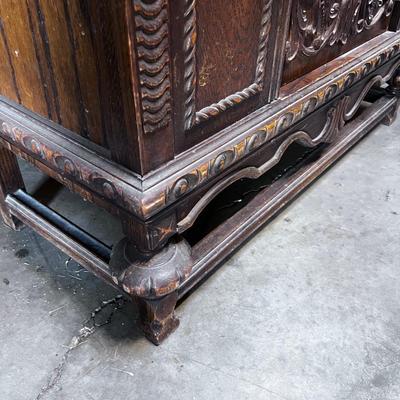 Jacobian Style China Cupboard