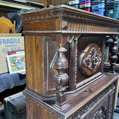 Jacobian Style China Cupboard