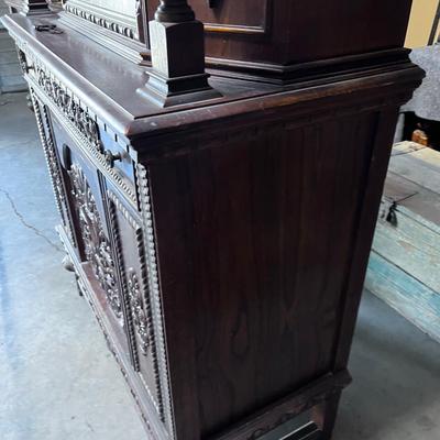 Jacobian Style China Cupboard