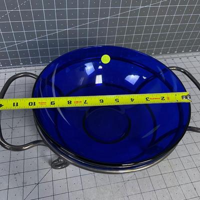 Cobalt BLUE Serving Dish Centerpiece