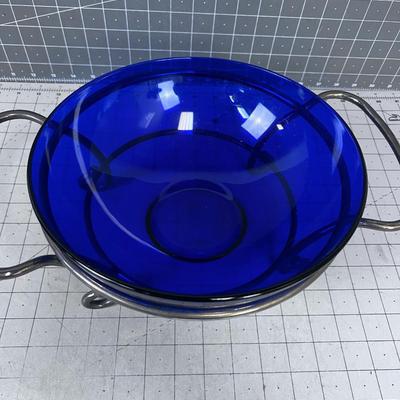 Cobalt BLUE Serving Dish Centerpiece