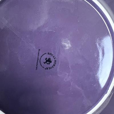 Purple Royal Norfolk Dinnerware set
