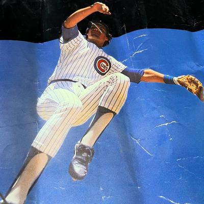 Chicago Cubs- Ryne Sandberg "Cornerstone" 36x22 Poster By NIKE 1980's 