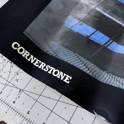 Chicago Cubs- Ryne Sandberg "Cornerstone" 36x22 Poster By NIKE 1980's 