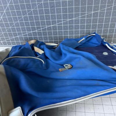 Vintage European Alpine Knapsack Canvas/Leather