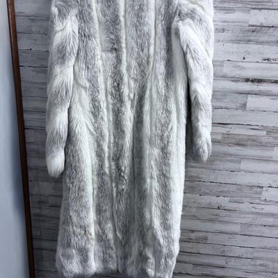 AVEC TU Woman's SZ Large Vegan Fur Coat 