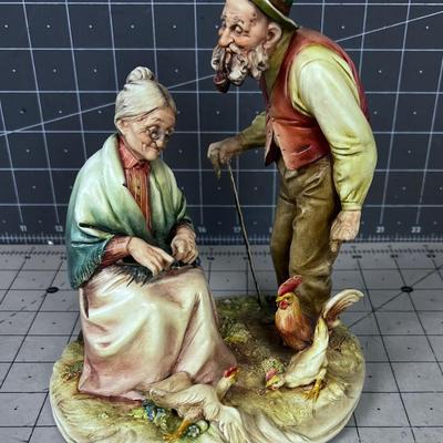Capodimonte Figurines titled "Golden Age" Antonio Borsato 