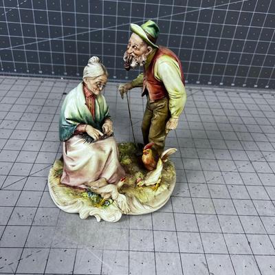 Capodimonte Figurines titled "Golden Age" Antonio Borsato 