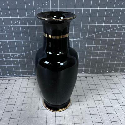 CHOKIN 24 K Gold Trim VASE 