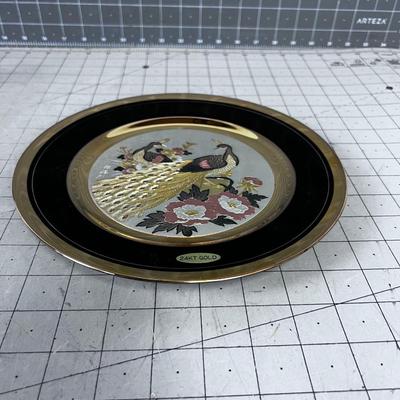 CHOKIN 24 K Gold Trim Plate