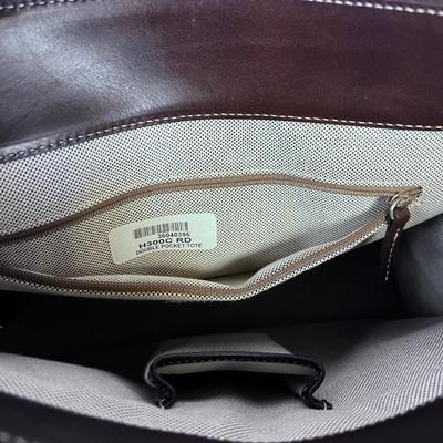 Dooney & Bourk Red and Leather Double Pocket Purse