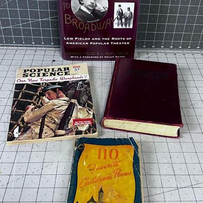 Mixed Lot of VINTAGE Books and Magazines (4) 