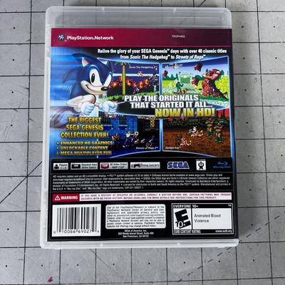 Play Station PSP3  SSB Sonic's Ultimate Genesis Collection SEGA 
