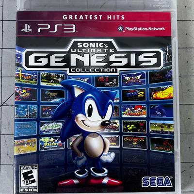 Play Station PSP3  SSB Sonic's Ultimate Genesis Collection SEGA 