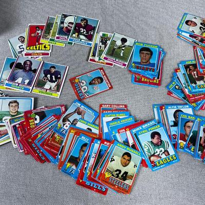 Foot Ball Cards 1970's VINTAGE 