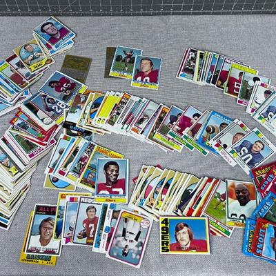Also A Box of Football Cards from the 1970's COLLECTIBLE