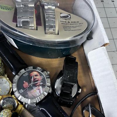 Tray of Wrist Watches 